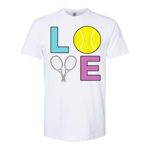 I Love Tennis Tennis Player Softstyle CVC T-Shirt