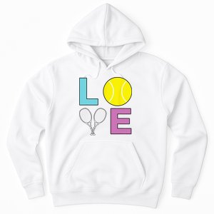 I Love Tennis Tennis Player Hoodie