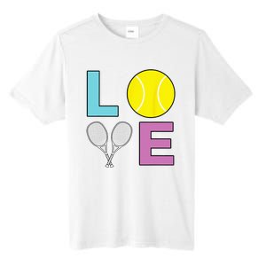 I Love Tennis Tennis Player Tall Fusion ChromaSoft Performance T-Shirt