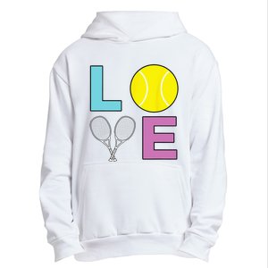 I Love Tennis Tennis Player Urban Pullover Hoodie