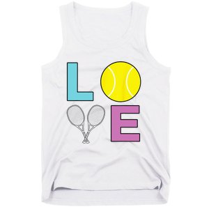 I Love Tennis Tennis Player Tank Top