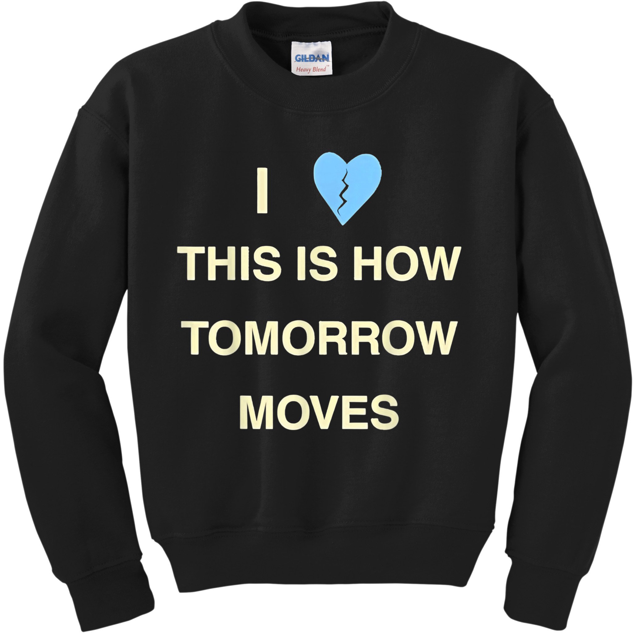 I Love This Is How Tomorrow Moves Kids Sweatshirt