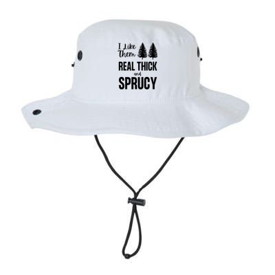 I Like Them Real Thick And Sprucy Funny Christmas Cute Gift Legacy Cool Fit Booney Bucket Hat