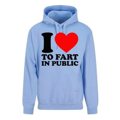 I Love To Fart In Public Unisex Surf Hoodie