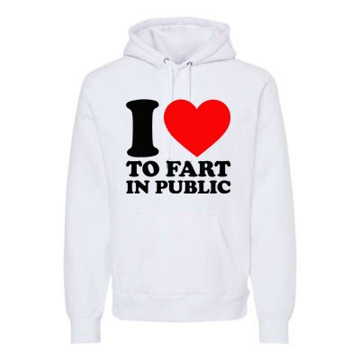 I Love To Fart In Public Premium Hoodie