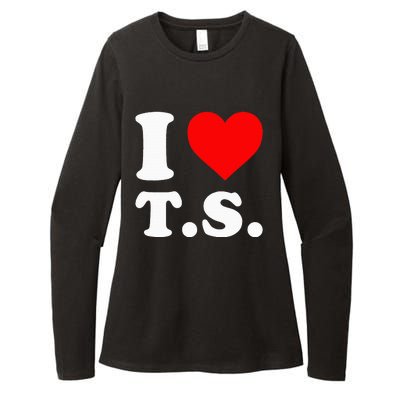 I Love T.S Womens CVC Long Sleeve Shirt