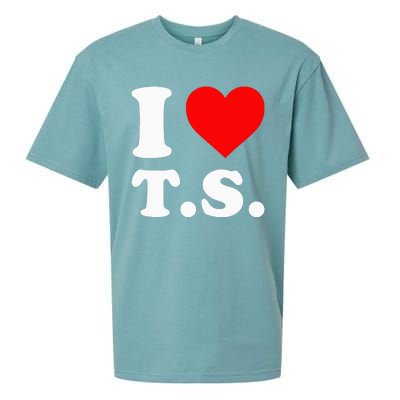 I Love T.S Sueded Cloud Jersey T-Shirt