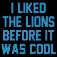 I Liked The Lions Before It Was Cool Funny Football Impact Tech Backpack