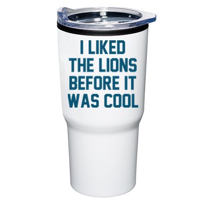 I Liked The Lions Before It Was Cool Funny Football Tumbler