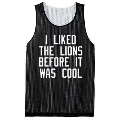 I Liked The Lions Before It Was Cool Slim Shady Mesh Reversible Basketball Jersey Tank