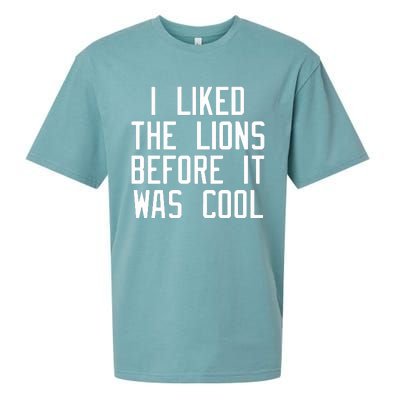 I Liked The Lions Before It Was Cool Slim Shady Sueded Cloud Jersey T-Shirt