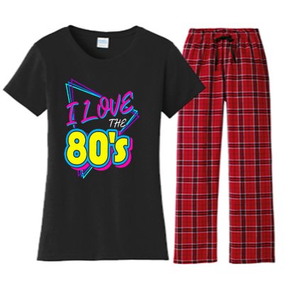 I Love the 80's I Love the 80s Women's Flannel Pajama Set