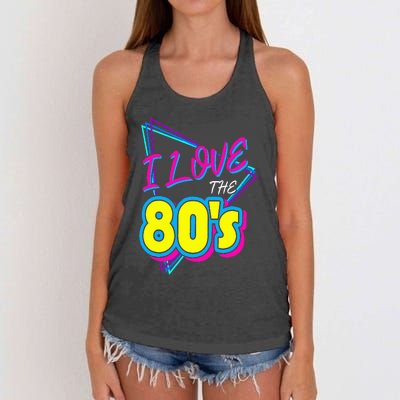 I Love the 80's I Love the 80s Women's Knotted Racerback Tank