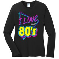 I Love the 80's I Love the 80s Ladies Long Sleeve Shirt