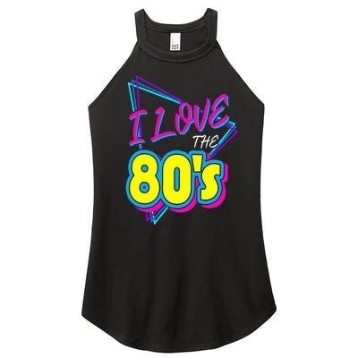 I Love the 80's I Love the 80s Women’s Perfect Tri Rocker Tank