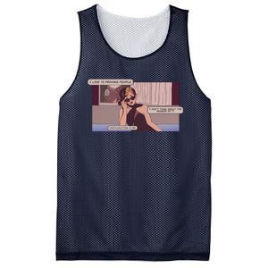 I Like To Provoke People Mesh Reversible Basketball Jersey Tank