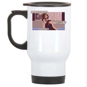 I Like To Provoke People Stainless Steel Travel Mug