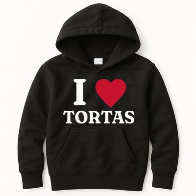 I Love Tortas Mexican Food Kids Hoodie