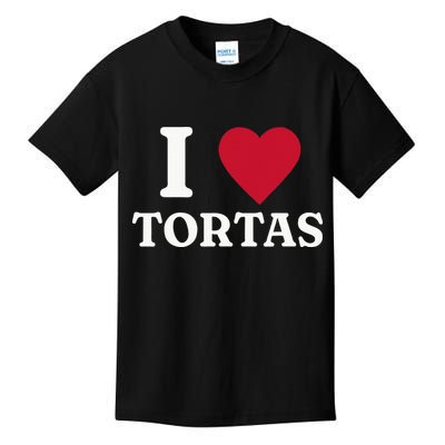 I Love Tortas Mexican Food Kids T-Shirt