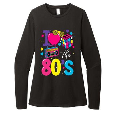 I Love The 80s 80's Party Retro Womens CVC Long Sleeve Shirt