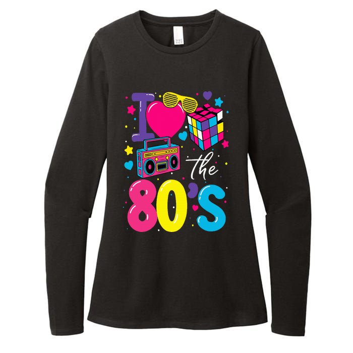 I Love The 80s 80's Party Retro Womens CVC Long Sleeve Shirt