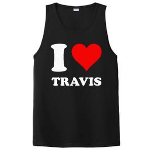 I love TRAVIS my valentine sorry ladies guys heart belongs PosiCharge Competitor Tank