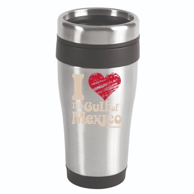 I Love The Gulf Of Mexico Forever 16oz Travel Tumbler