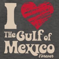 I Love The Gulf Of Mexico Forever Vector Backpack