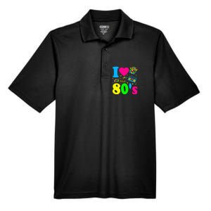 I Love The 80S Eighties Party Dress Retro Men's Origin Performance Pique Polo