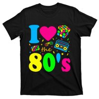 I Love The 80S Eighties Party Dress Retro T-Shirt