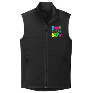 I Love The 80S Eighties Party Dress Retro Collective Smooth Fleece Vest