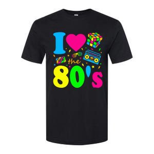 I Love The 80S Eighties Party Dress Retro Softstyle CVC T-Shirt