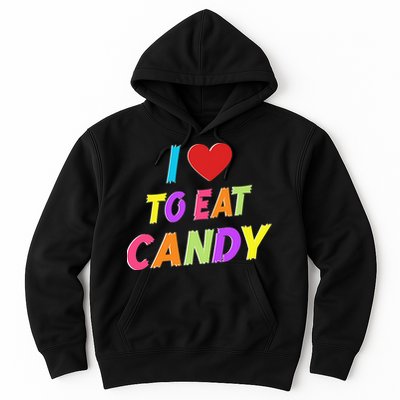 I Love To Eat Candy I'm Candy Funny Couple Matching Hoodie