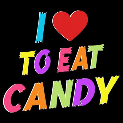 I Love To Eat Candy I'm Candy Funny Couple Matching T-Shirt