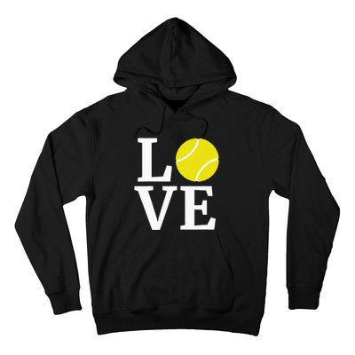 I Love Tennis Hoodie