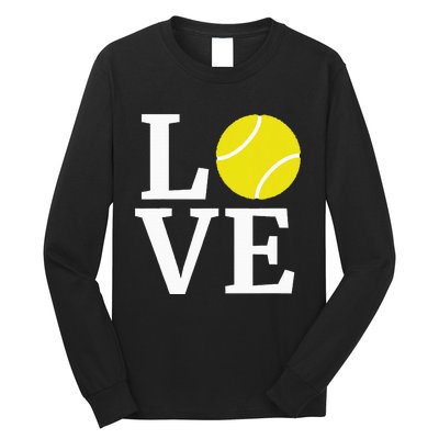 I Love Tennis Long Sleeve Shirt