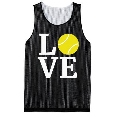 I Love Tennis Mesh Reversible Basketball Jersey Tank