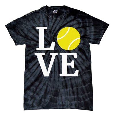 I Love Tennis Tie-Dye T-Shirt