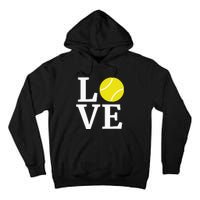 I Love Tennis Tall Hoodie