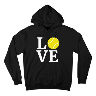 I Love Tennis Tall Hoodie