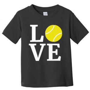 I Love Tennis Toddler T-Shirt