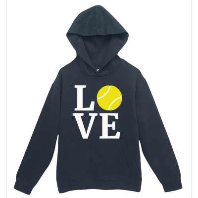 I Love Tennis Urban Pullover Hoodie