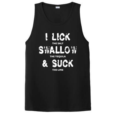 I Lick The Salt Swallow The Tequila And Suck The Lime Giftidea Meaningful Gift PosiCharge Competitor Tank