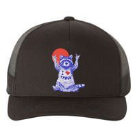 I Love Trash Raccoon Japanese Retro Style Yupoong Adult 5-Panel Trucker Hat