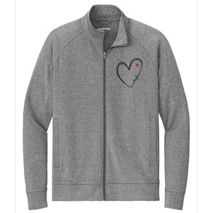 I Love Taylor Personalized Heart Design For G.I.R.L.S Stretch Full-Zip Cadet Jacket