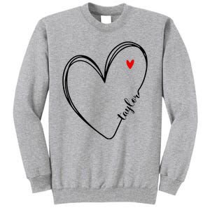 I Love Taylor Personalized Heart Design For G.I.R.L.S Tall Sweatshirt