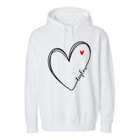 I Love Taylor Personalized Heart Design For G.I.R.L.S Garment-Dyed Fleece Hoodie