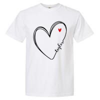 I Love Taylor Personalized Heart Design For G.I.R.L.S Garment-Dyed Heavyweight T-Shirt