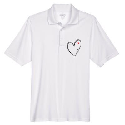 I Love Taylor Personalized Heart Design For G.I.R.L.S Men's Origin Performance Piqué Polo