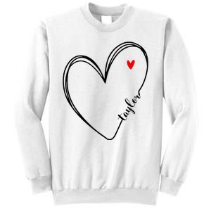 I Love Taylor Personalized Heart Design For G.I.R.L.S Sweatshirt